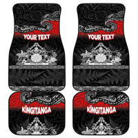 Personalised Maori King Movement Car Mats Te Paki-o-Matariki with Silver Ferns and Polynesian Art Tattoo LT03 - Polynesian Pride