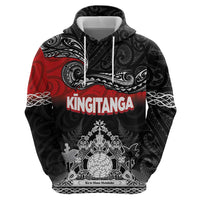 Personalised Maori King Movement Hoodie Te Paki-o-Matariki with Silver Ferns and Polynesian Art Tattoo LT03 - Polynesian Pride