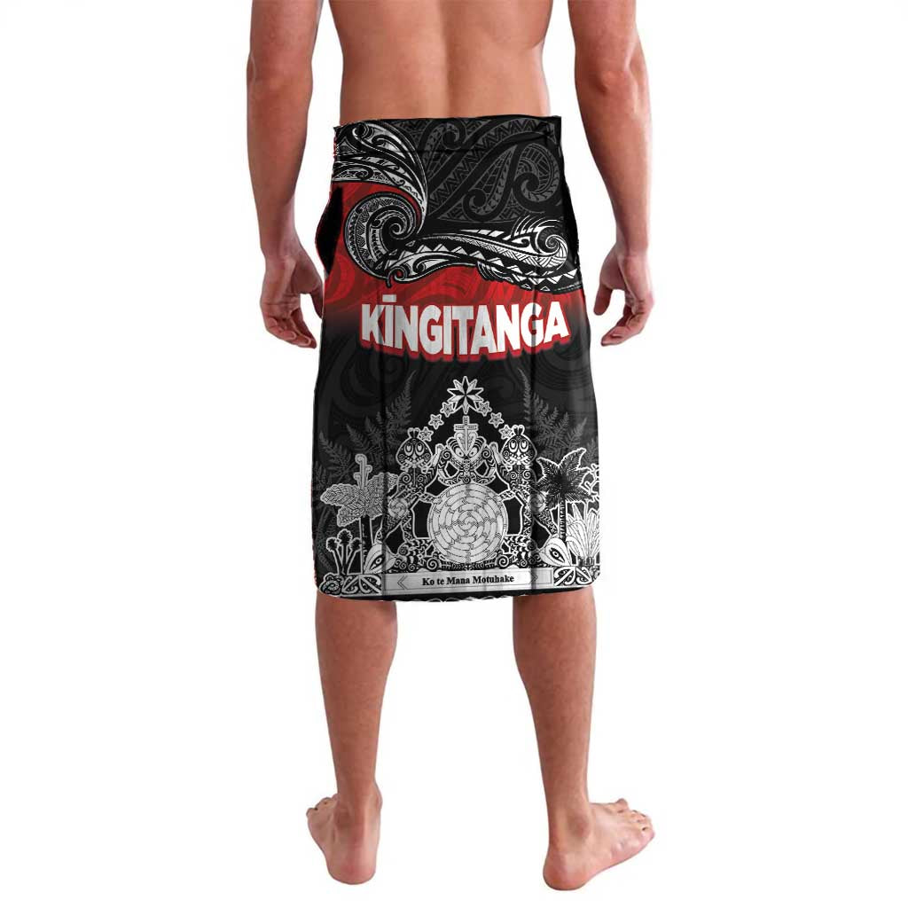 Personalised Maori King Movement Lavalava Te Paki-o-Matariki with Silver Ferns and Polynesian Art Tattoo LT03 - Polynesian Pride