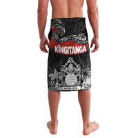 Personalised Maori King Movement Lavalava Te Paki-o-Matariki with Silver Ferns and Polynesian Art Tattoo LT03 - Polynesian Pride