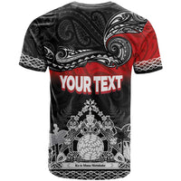 Personalised Maori King Movement T Shirt Te Paki-o-Matariki with Silver Ferns and Polynesian Art Tattoo LT03 - Polynesian Pride