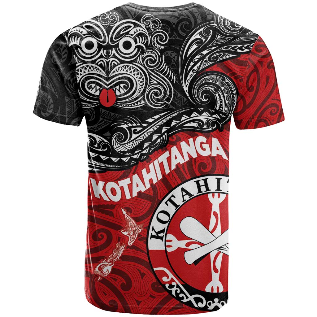 Maori Kotahitanga T Shirt Aotearoa Spirit with Maori Mask and Polynesian Art Tattoo LT03 - Polynesian Pride