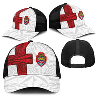 Tonga Ngatu Art Rugby Mate Ma'a Baseball Net Cap - Polynesian Pride
