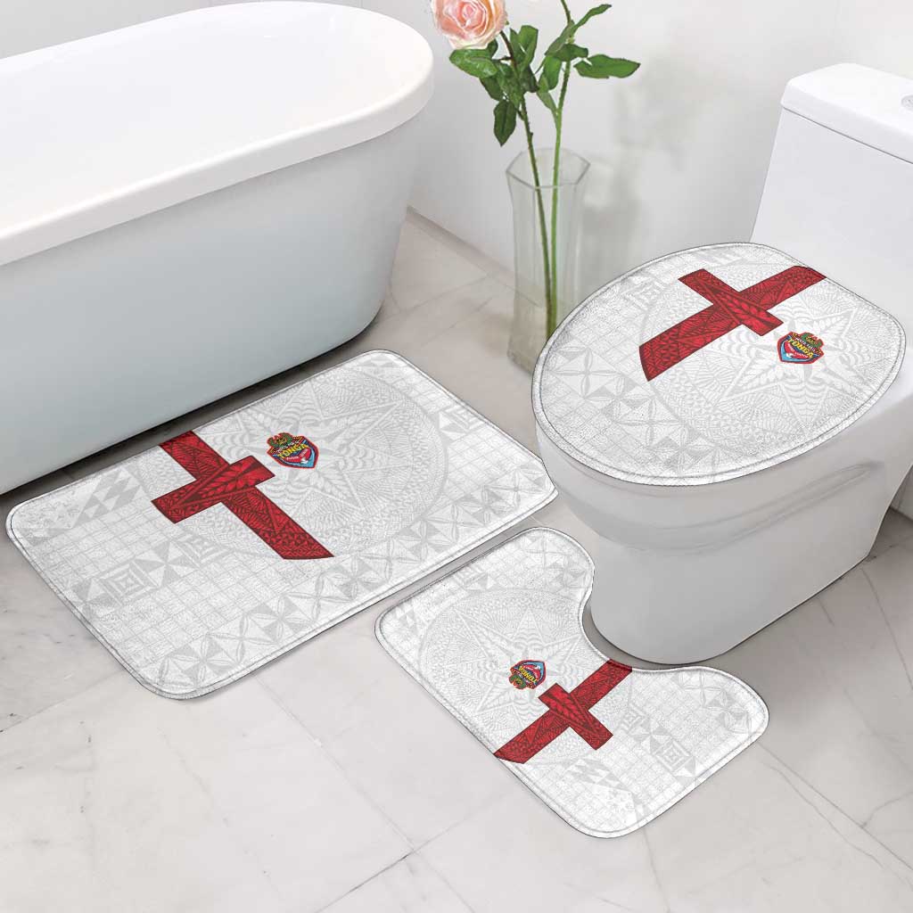 Tonga Ngatu Art Rugby Mate Ma'a Bathroom Set - Polynesian Pride