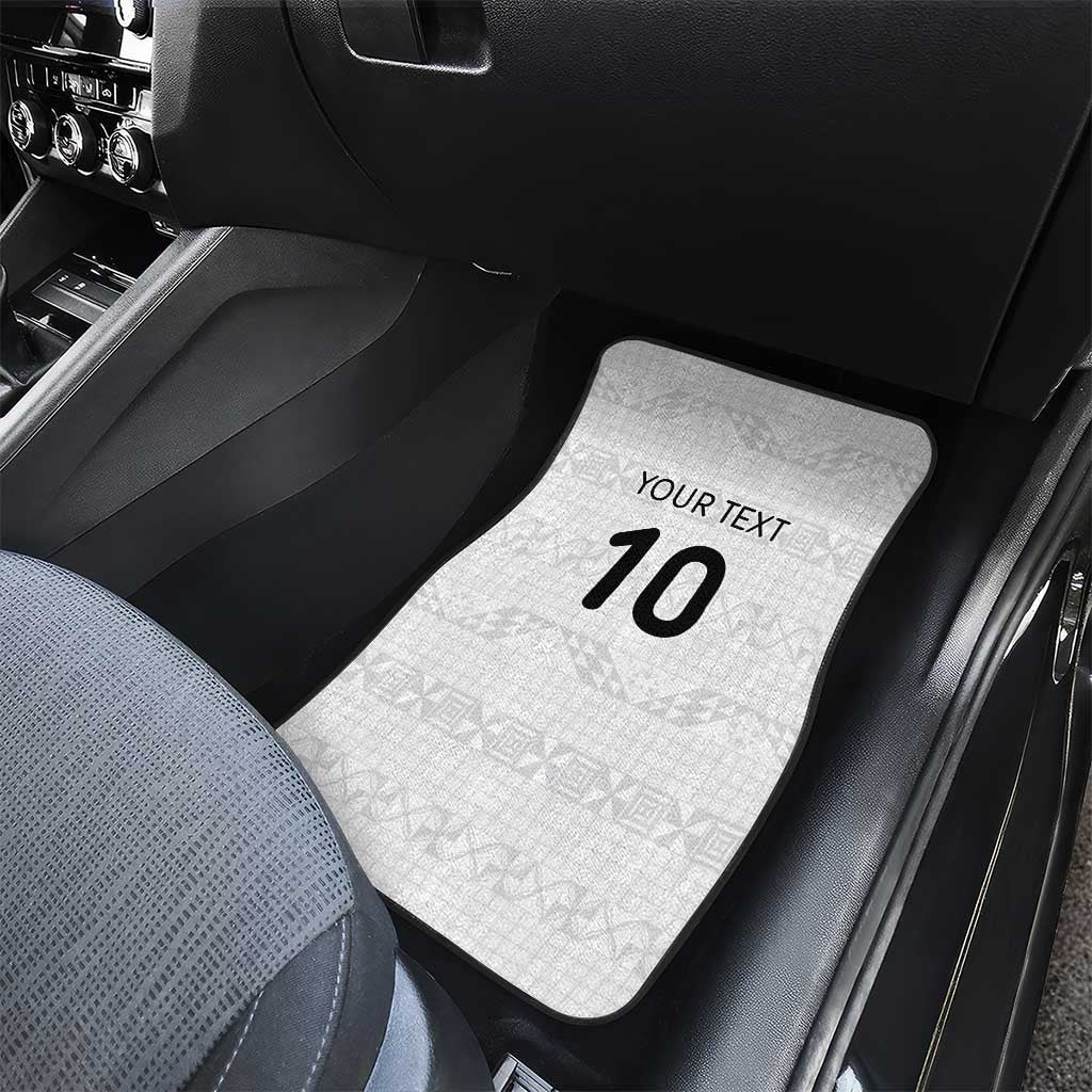Custom Tonga Ngatu Art Rugby Mate Ma'a Car Mats - Polynesian Pride