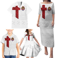 Custom Tonga Ngatu Art Rugby Mate Ma'a Family Matching Puletasi and Hawaiian Shirt LT03 - Polynesian Pride