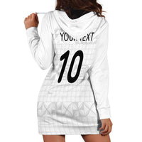 Custom Tonga Ngatu Art Rugby Mate Ma'a Hoodie Dress LT03 - Polynesian Pride