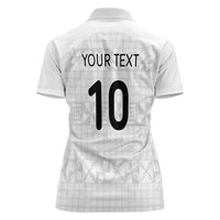 Custom Tonga Ngatu Art Rugby Mate Ma'a Women Polo Shirt - Polynesian Pride