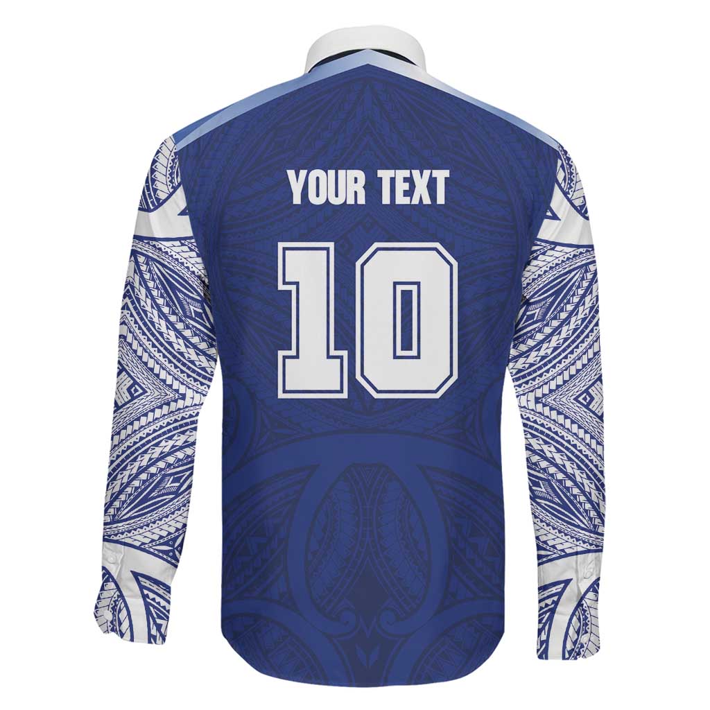 Custom Samoa Rugby Family Matching Mermaid Dress and Hawaiian Shirt Pacific Motifs LT03 - Polynesian Pride