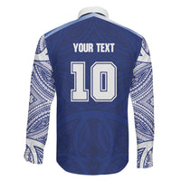 Custom Samoa Rugby Family Matching Short Sleeve Bodycon Dress and Hawaiian Shirt Pacific Motifs LT03 - Polynesian Pride