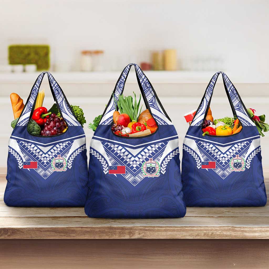 Samoa Rugby Grocery Bag Pacific Motifs - Polynesian Pride