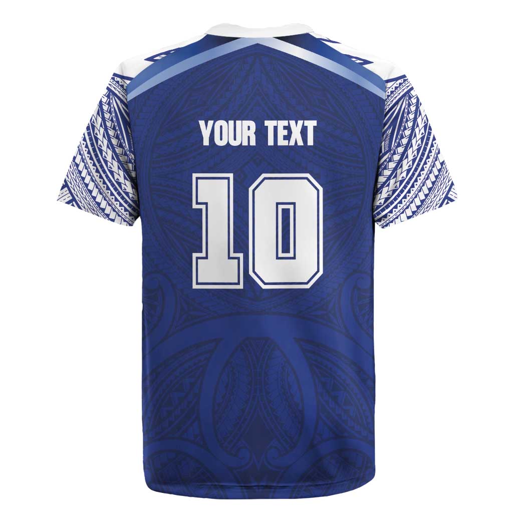 Custom Samoa Rugby Rugby Jersey Pacific Motifs - Polynesian Pride