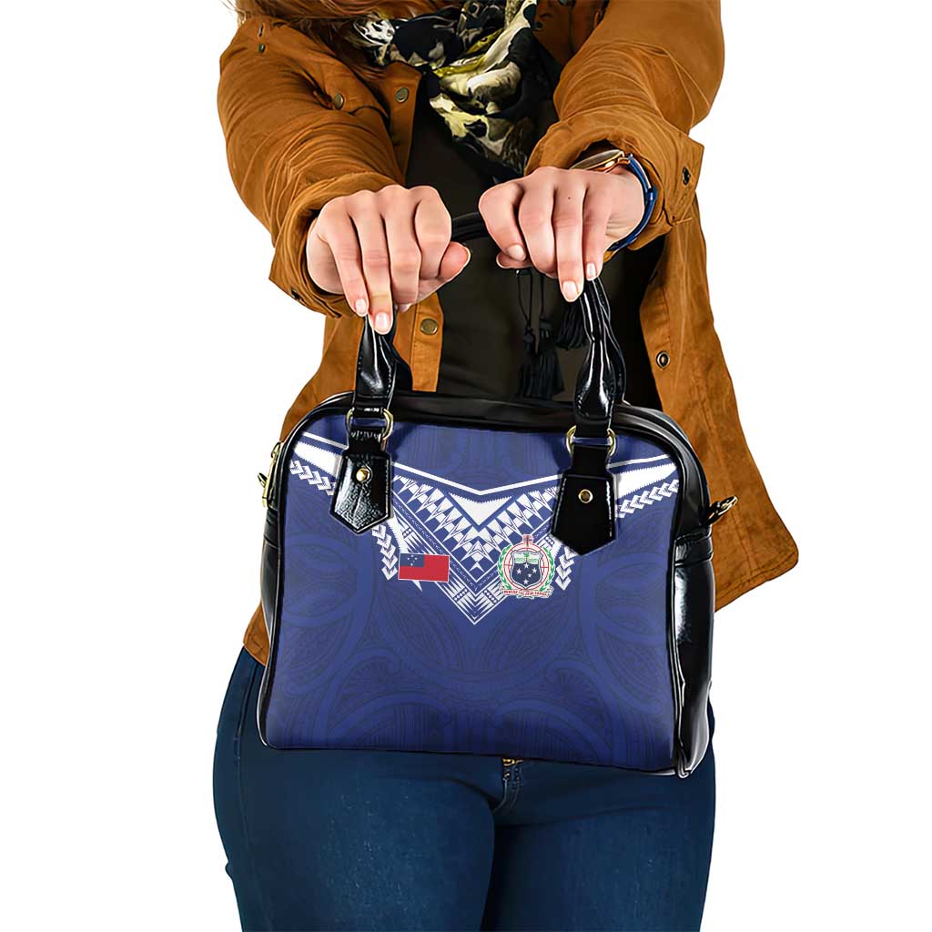 Samoa Rugby Shoulder Handbag Pacific Motifs - Polynesian Pride