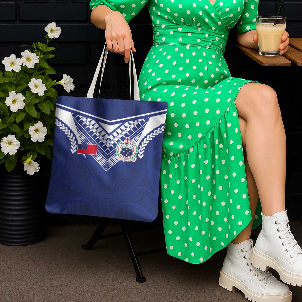 Samoa Rugby Tote Bag Pacific Motifs - Polynesian Pride