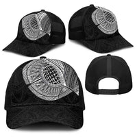 Samoan Tatau Baseball Net Cap Art Tribal Traditional Tattoos - Polynesian Pride