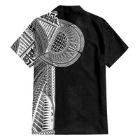 Samoan Tatau Family Matching Puletasi and Hawaiian Shirt Art Tribal Traditional Tattoos LT03 - Polynesian Pride