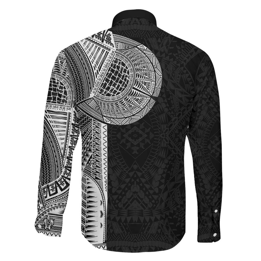 Samoan Tatau Family Matching Summer Maxi Dress and Hawaiian Shirt Art Tribal Traditional Tattoos LT03 - Polynesian Pride