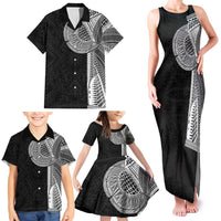 Samoan Tatau Family Matching Tank Maxi Dress and Hawaiian Shirt Art Tribal Traditional Tattoos LT03 - Polynesian Pride
