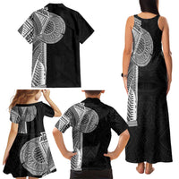 Samoan Tatau Family Matching Tank Maxi Dress and Hawaiian Shirt Art Tribal Traditional Tattoos LT03 - Polynesian Pride