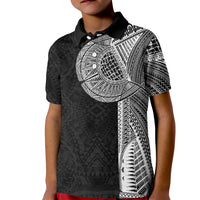 Samoan Tatau Kid Polo Shirt Art Tribal Traditional Tattoos - Polynesian Pride