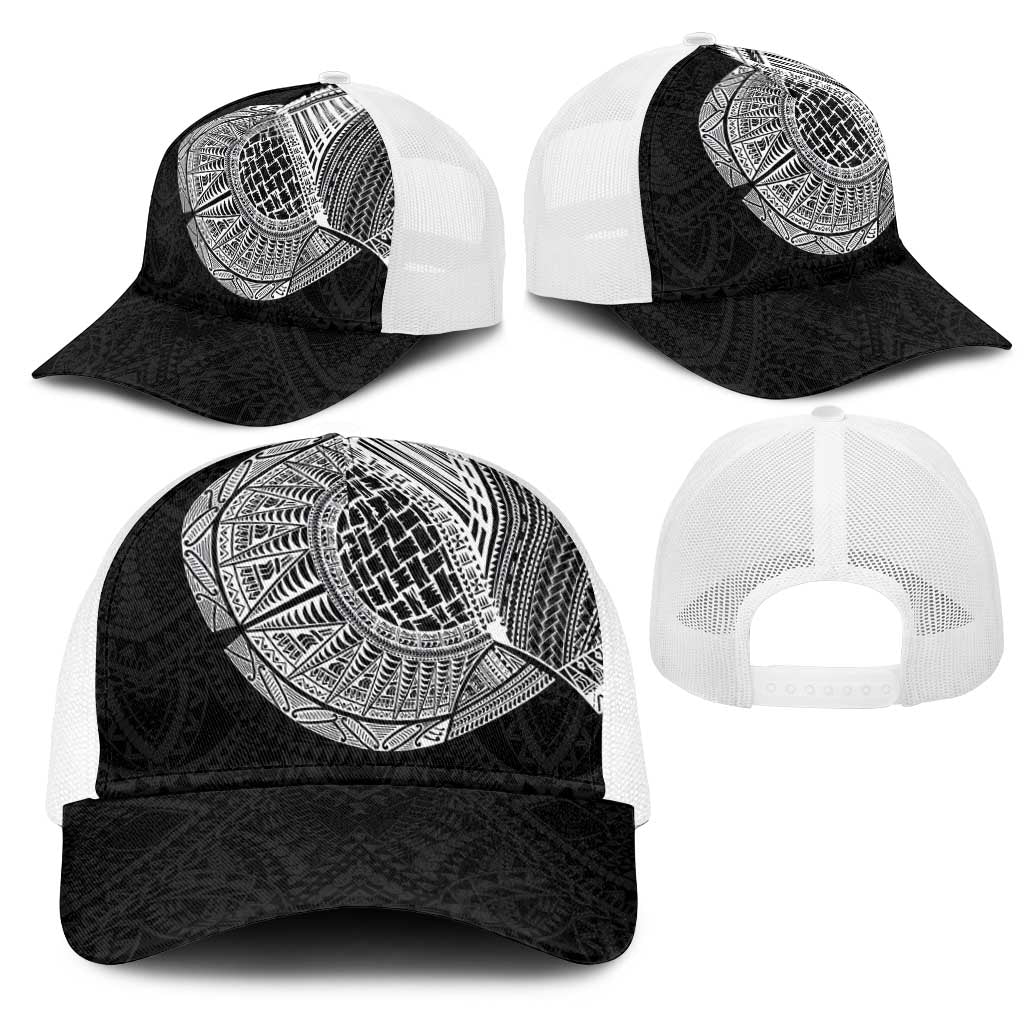 Samoan Tatau Mesh Trucker Cap Art Tribal Traditional Tattoos - Polynesian Pride