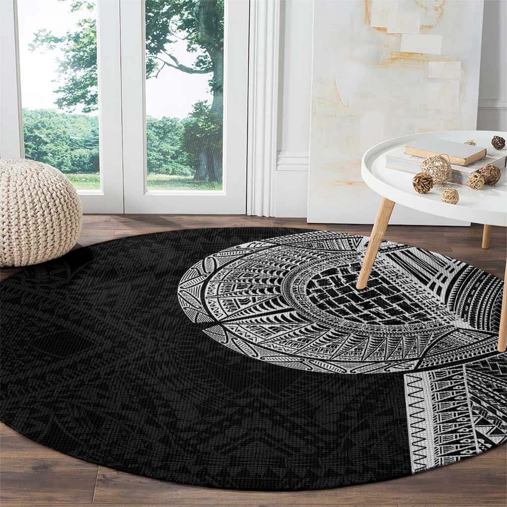 Samoan Tatau Round Carpet Art Tribal Traditional Tattoos LT03 - Polynesian Pride