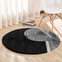 Samoan Tatau Round Carpet Art Tribal Traditional Tattoos LT03 - Polynesian Pride