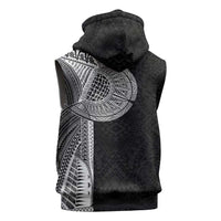 Samoan Tatau Sleeveless Zip Hoodie Art Tribal Traditional Tattoos LT03 - Polynesian Pride