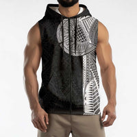 Samoan Tatau Sleeveless Zip Hoodie Art Tribal Traditional Tattoos LT03 - Polynesian Pride