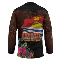 Kiribati Flag and Fireworks Hockey Jersey First Place Welcome the New Year - Polynesian Pride