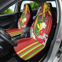 Personalised Hawaii and Philippines Together Car Seat Cover The Emblems with Cultural Symbols Green-Yellow-Red Tricolor LT03 - Polynesian Pride
