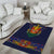 Haiti Flag Traditional Dashiki Area Rug Black Color - Polynesian Pride