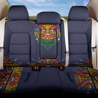 Haiti Flag Traditional Dashiki Back Car Seat Cover Black Color LT03 One Size Black - Polynesian Pride