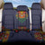 Haiti Flag Traditional Dashiki Back Car Seat Cover Black Color - Polynesian Pride