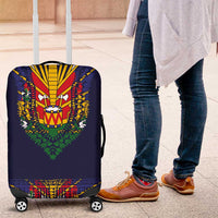 Haiti Flag Traditional Dashiki Luggage Cover Black Color LT03 Black - Polynesian Pride