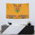 Haiti Flag Traditional Dashiki Tapestry Yellow Color - Polynesian Pride
