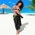Hawaii Maile Lei Sarong Aloha Black Color
