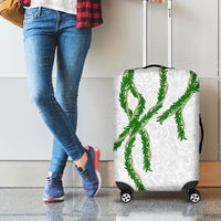 Hawaii Maile Lei Luggage Cover Aloha White Color LT03 - Polynesian Pride