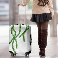 Hawaii Maile Lei Luggage Cover Aloha White Color LT03 - Polynesian Pride