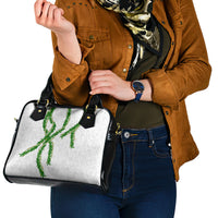 Hawaii Maile Lei Shoulder Handbag Aloha White Color