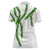 Hawaii Maile Lei Women Polo Shirt Aloha White Color