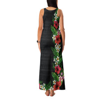 Hawaii Tropical Flowers and Leaves Family Matching Tank Maxi Dress and Hawaiian Shirt Tapa Pattern Colorful Mode LT03 - Polynesian Pride