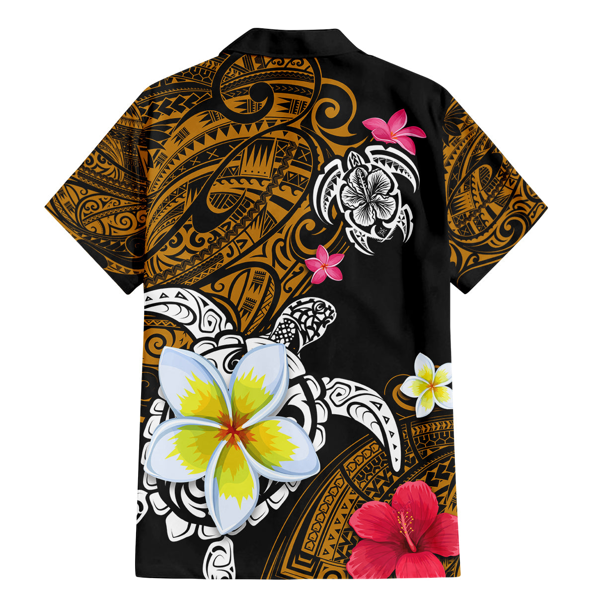 Hawaii Turtle and Tropical Flower Family Matching Mermaid Dress and Hawaiian Shirt Polynesian Pattern LT03 - Polynesian Pride