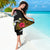Hawaii Turtle and Tropical Flower Sarong Polynesian Pattern