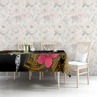 Hawaii Turtle and Tropical Flower Tablecloth Polynesian Pattern