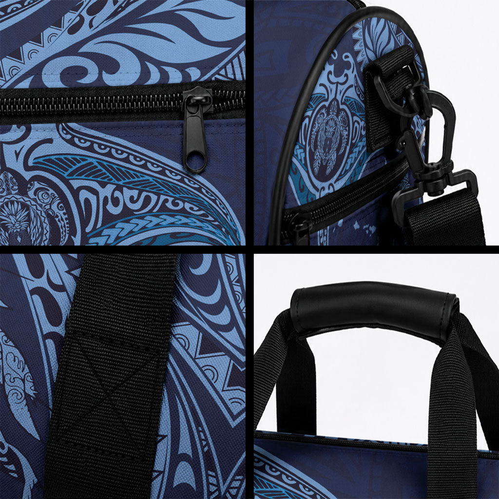Hawaiian Manta Ray and Polynesian Tribal Tattoo Duffle Bag