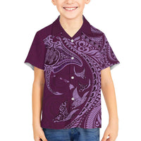Hawaiian Manta Ray and Polynesian Tribal Tattoo Hawaiian Shirt Pink Color LT03 - Polynesian Pride
