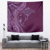 Hawaiian Manta Ray and Polynesian Tribal Tattoo Tapestry Pink Color LT03 Pink - Polynesian Pride