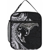 Hawaiian Manta Ray and Polynesian Tribal Tattoo Lunch Bag