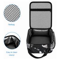 Hawaiian Manta Ray and Polynesian Tribal Tattoo Lunch Bag